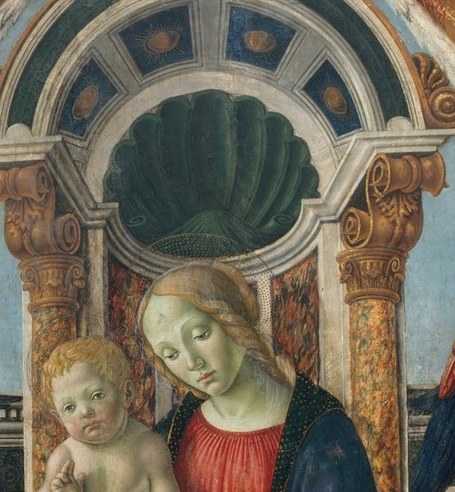 Botticini bought the pigment himself.