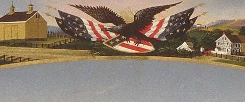 Start with the golden bird on the roof.