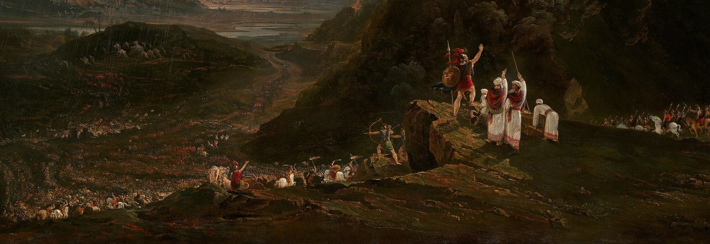 The anonymous thousands who benefit from Joshua's intercession , a sea of implied lives that gives the miracle its stakes