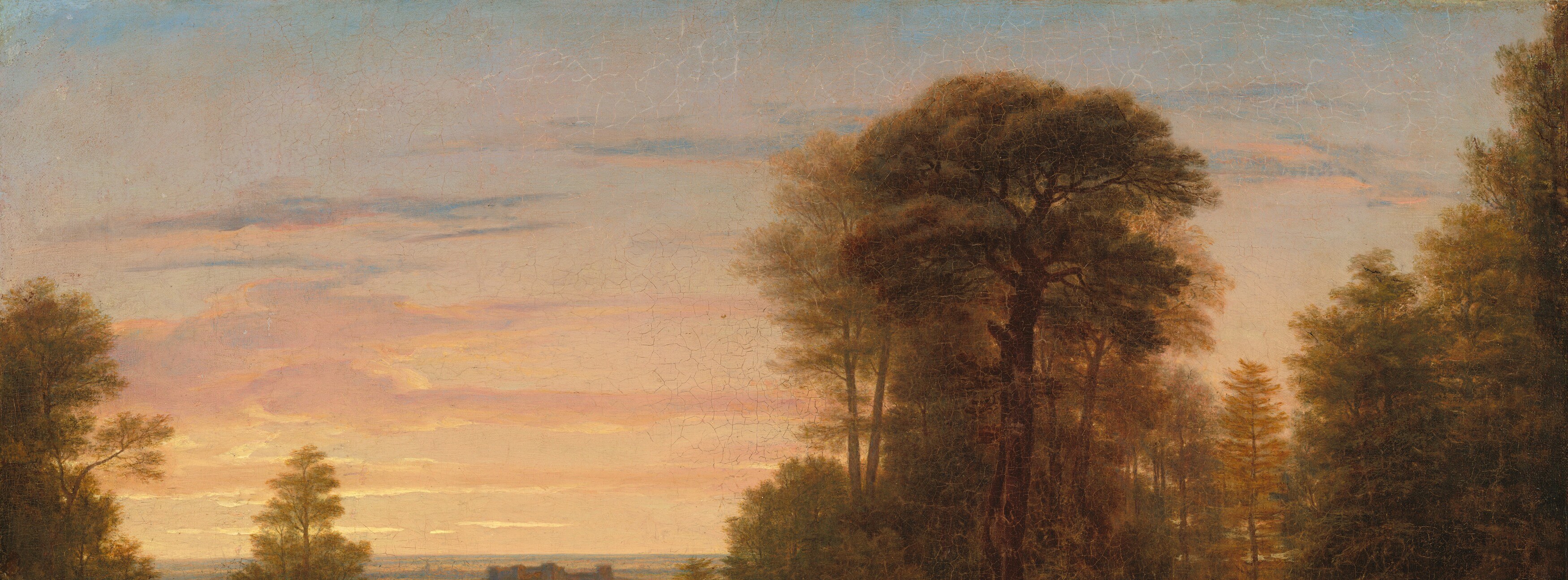 The soft, warm colors evoke a feeling of peace and the beautiful transition from day to night.