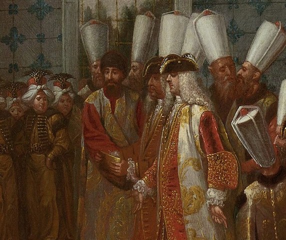 It was the Dutch ambassador's audience with Sultan Ahmed III.