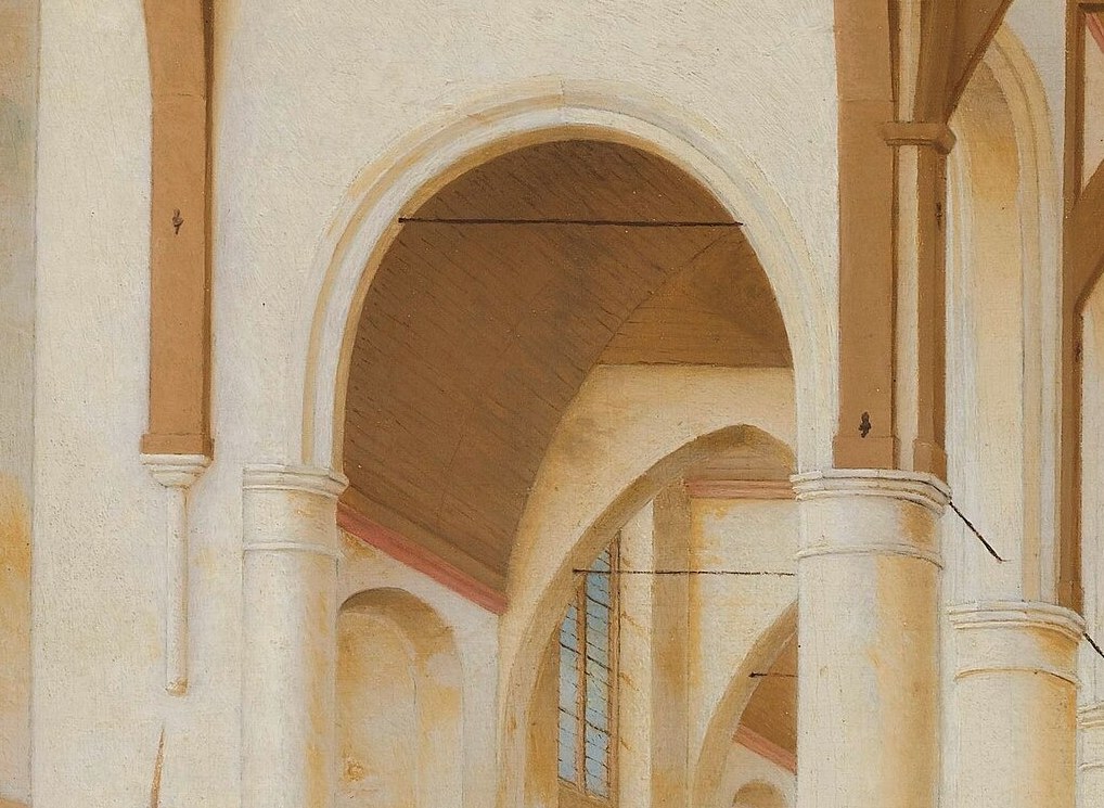 He first sketched this very church sixteen years before painting it.