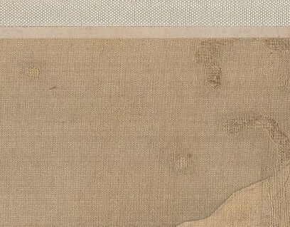 Now look at the upper right, where the silk is bare.