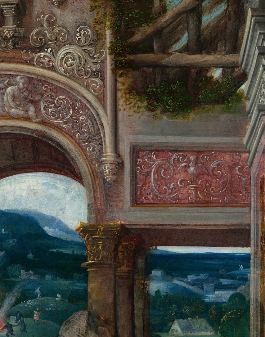 Even the ruined building suggests the artist's classical interest.