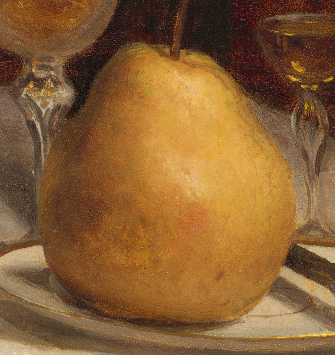 He went back to landscapes, and stopped painting pears.