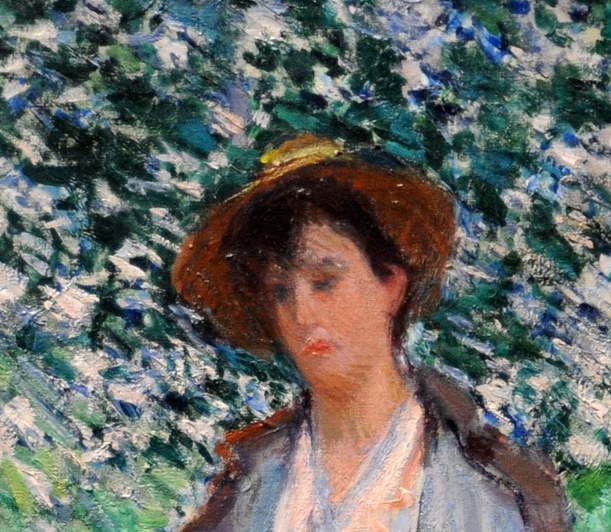His step-daughter. Painted with unusual tenderness.
