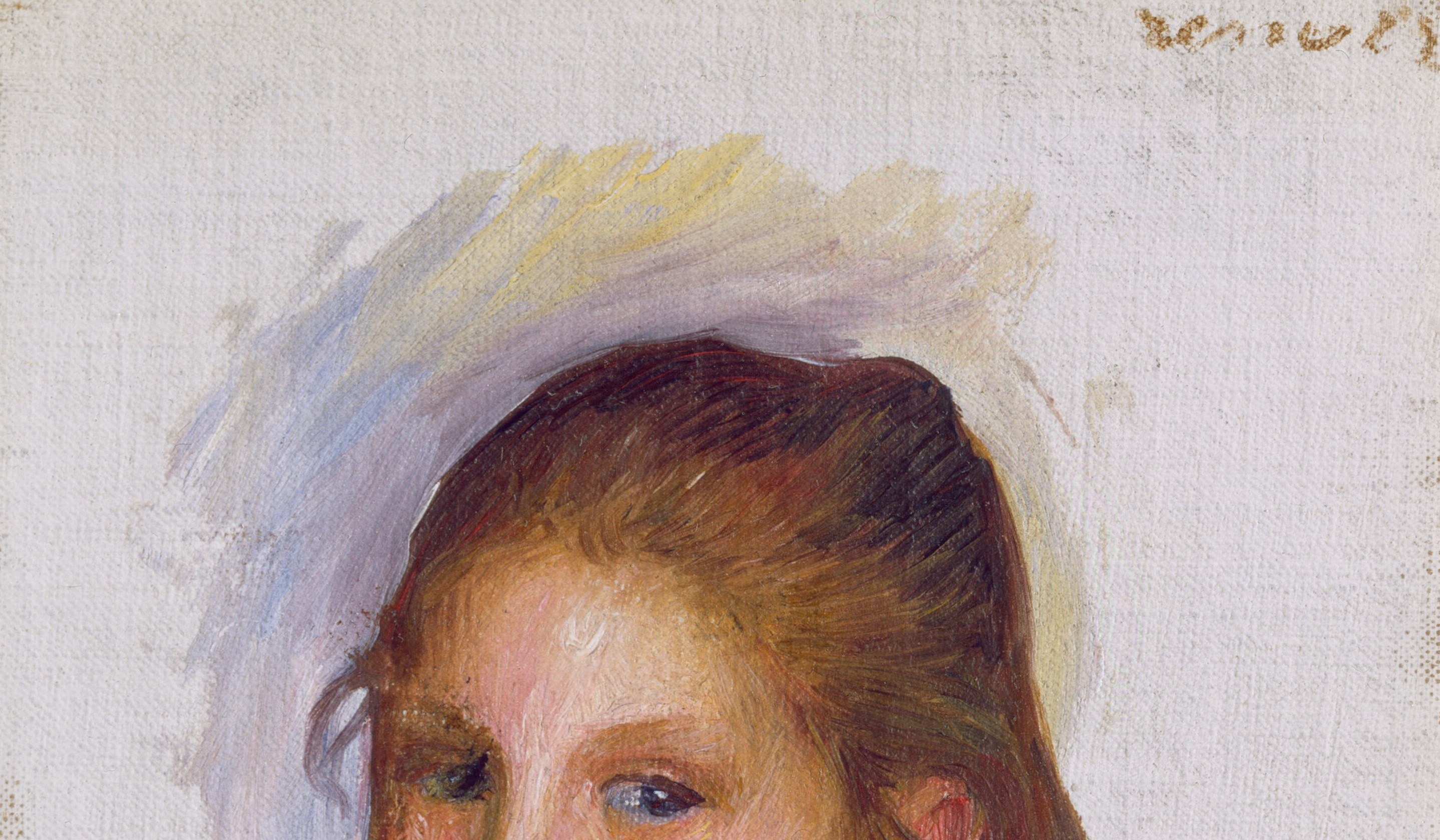 Notice how his loose brushwork creates a soft glow.