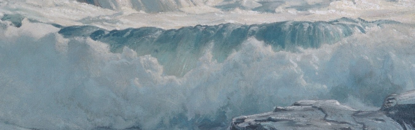 Look at the crest of this massive crashing wave.
