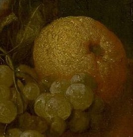 He painted this orange peel like real skin.