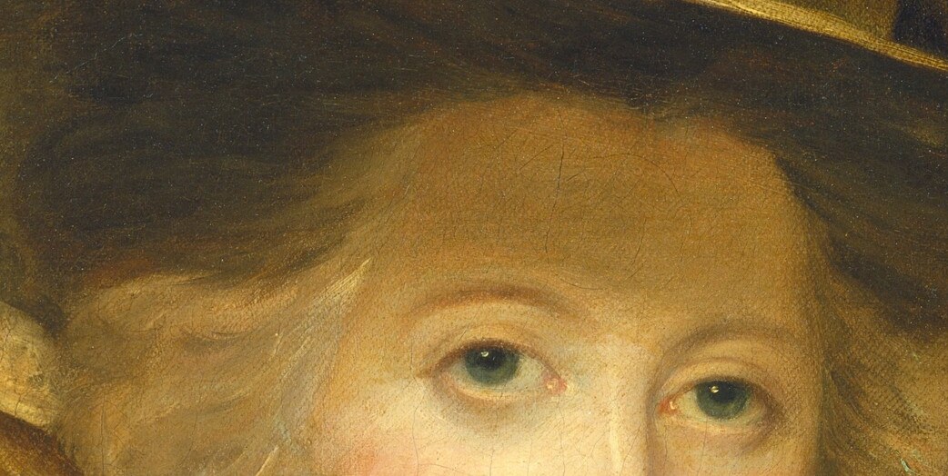 Her confident gaze holds the painting together.
