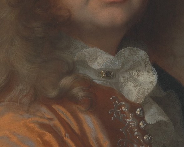 Look at the lace. A single mistake there was unthinkable.