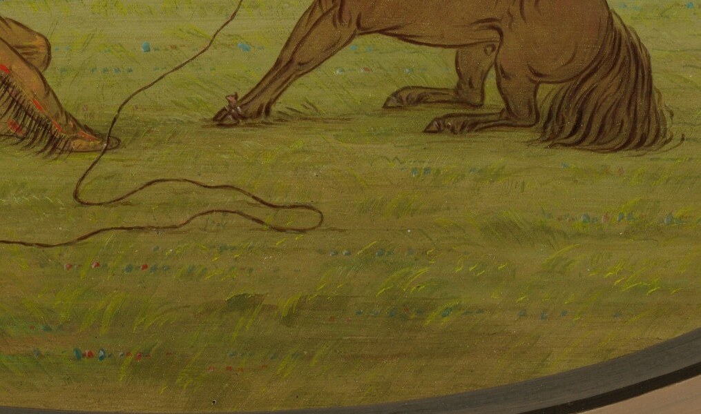 Catching wild horses was vital for subsistence and culture.