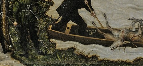 That's Lucas Cranach the Elder, the painter himself.