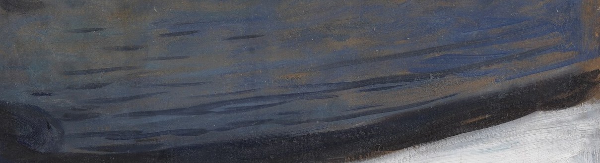 Munch painted it in 1900, near the Oslofjord in Norway.