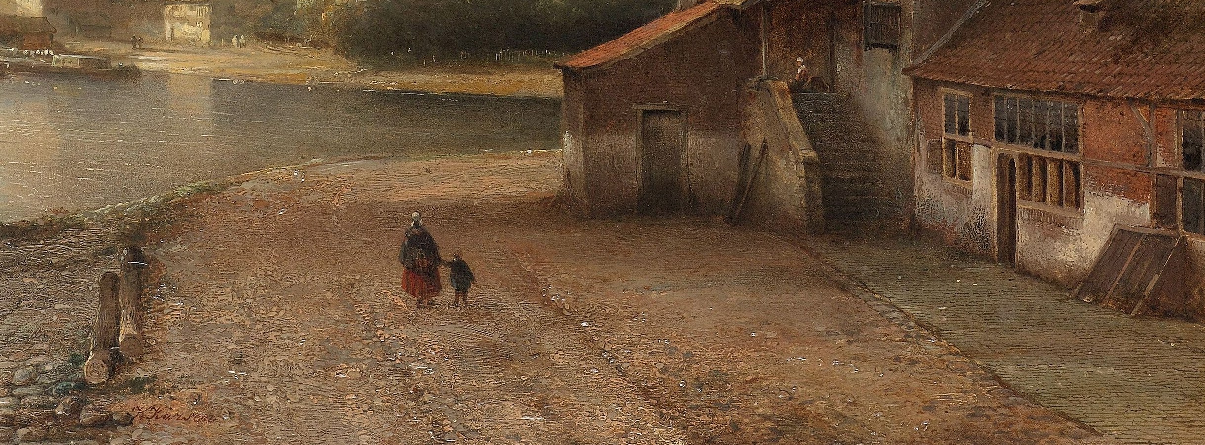 Karsen was known for his detailed brushwork, even in small elements.