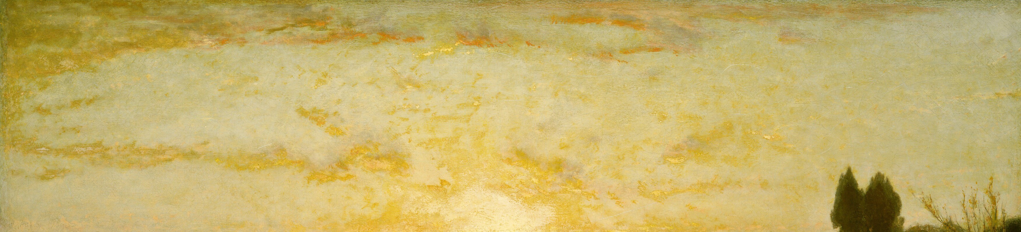 He blurred edges, letting colors melt like smoke.