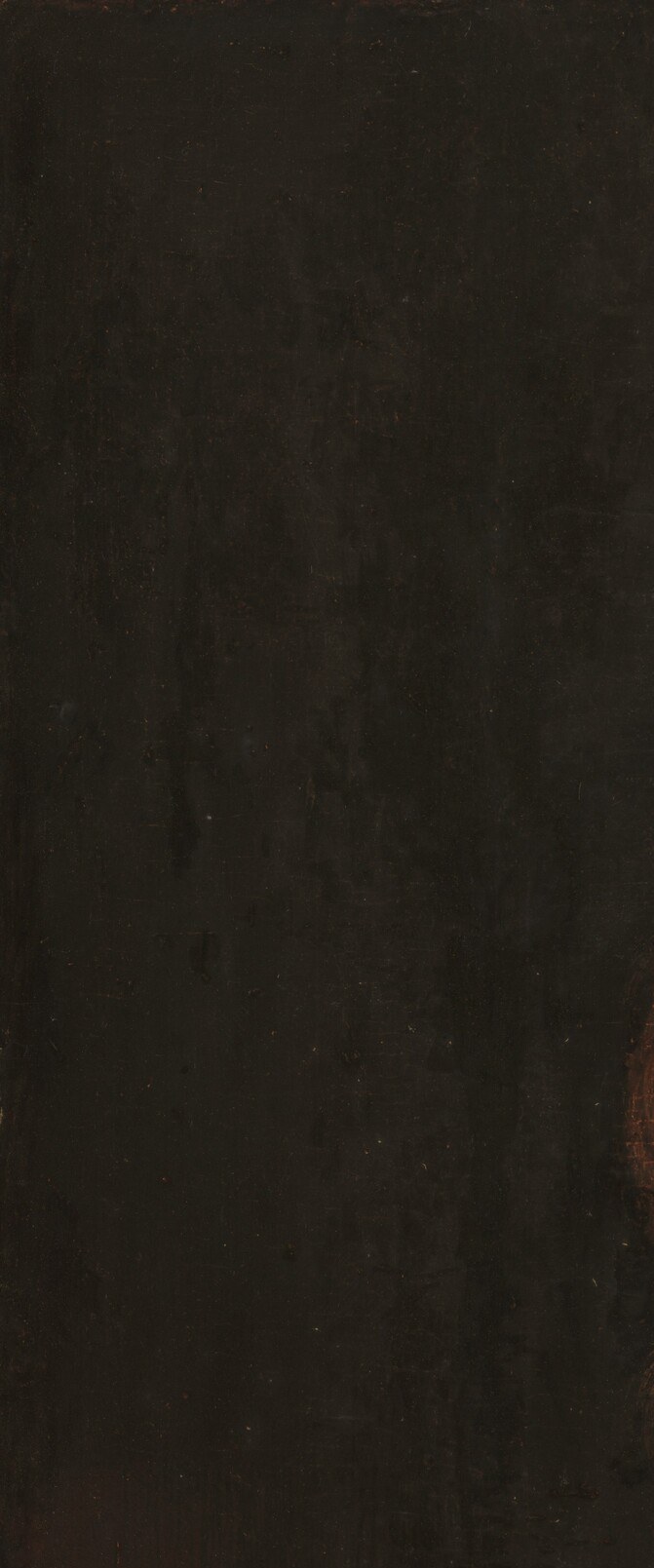 The featureless backdrop is a deliberate Venetian innovation , by removing any landscape or architecture, all psychological meaning collapses entirely onto the face, radical for 1495