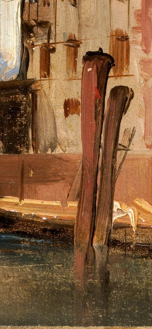 The artist, Jules-Romain Joyant, often painted Italian scenes.