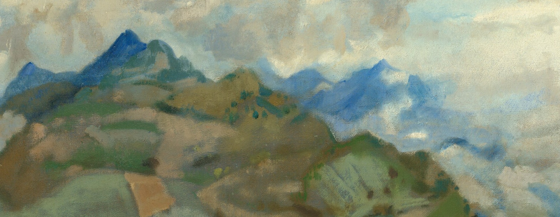 But his landscapes always kept a quiet, European charm.