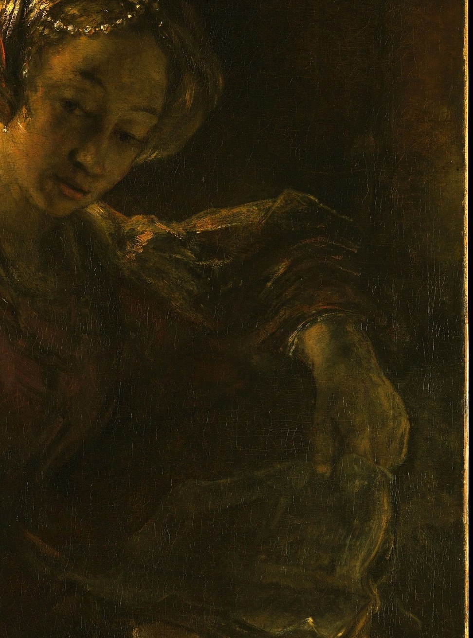 Willem Drost was Rembrandt's student. He was 21.