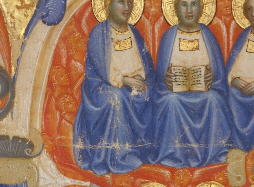 The halo details mean divinity is present.
