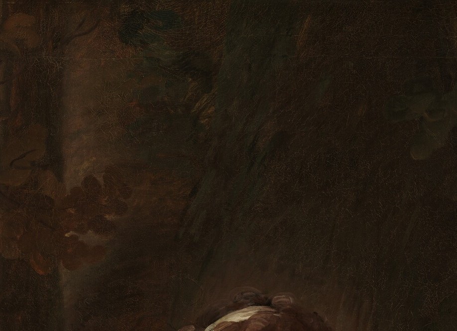Look at her hair. That shape and powder places her precisely in the early 1770s.