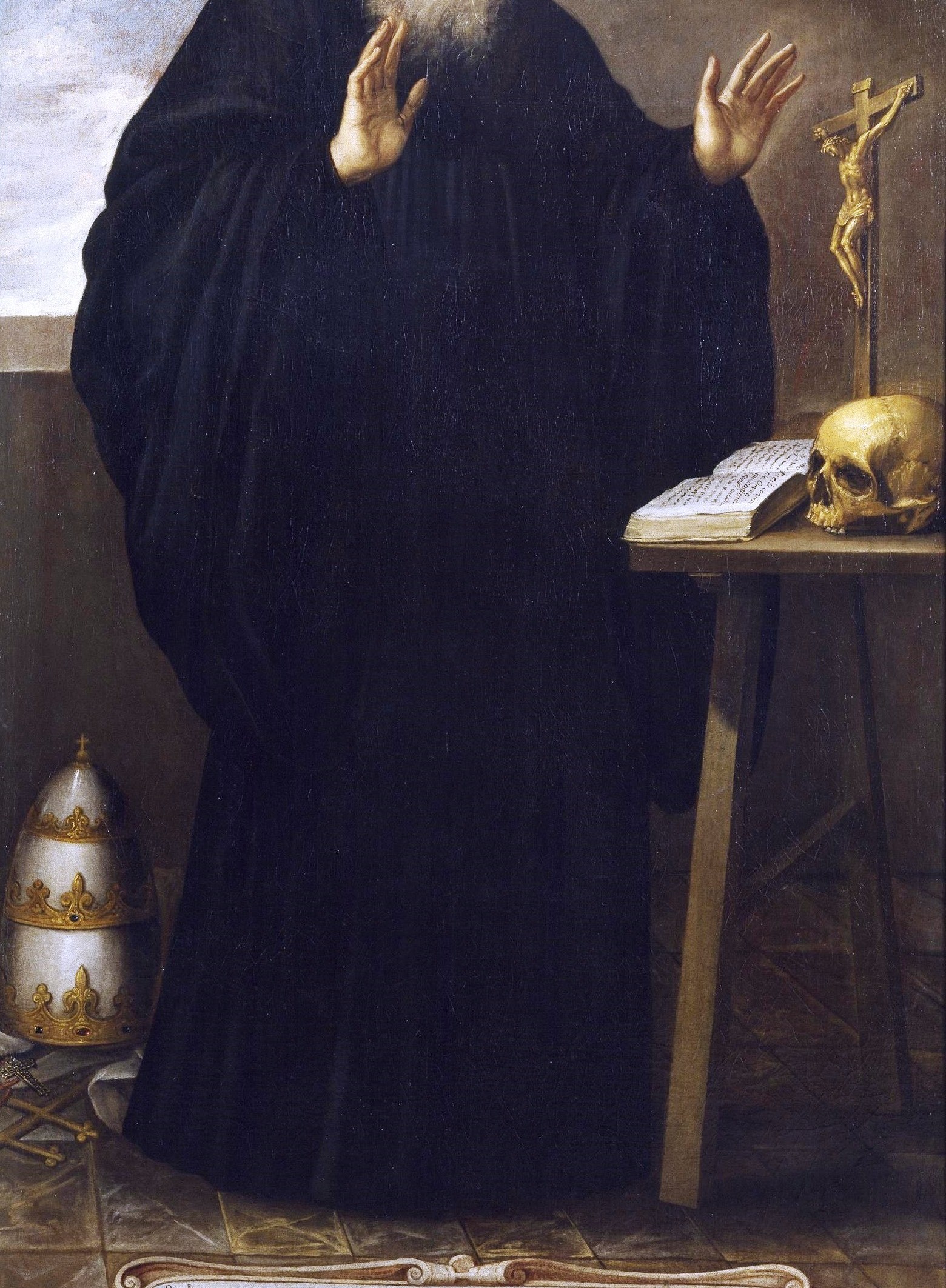 He used stark contrasts to make forms appear three-dimensional.