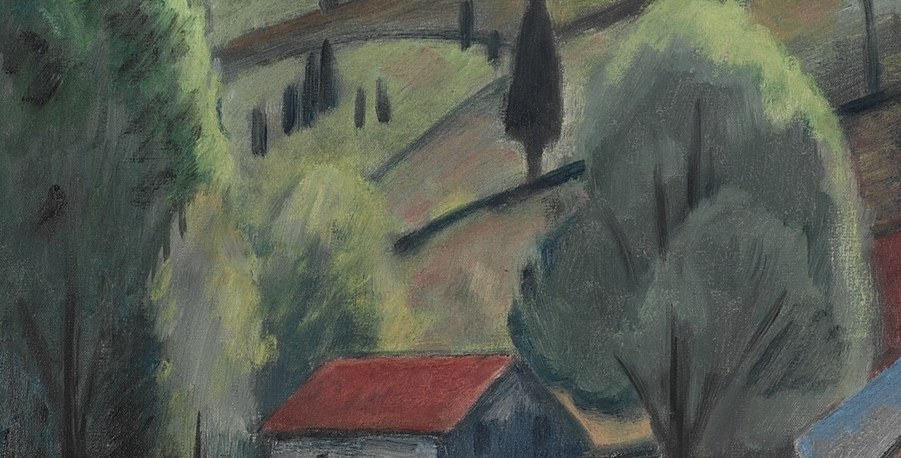 The artist, Samuel Halpert, had a tranquil style.