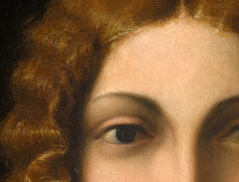 The averted yet present gaze creates the devotional tension Correggio is famous for , the viewer feels seen without being directly confronted.