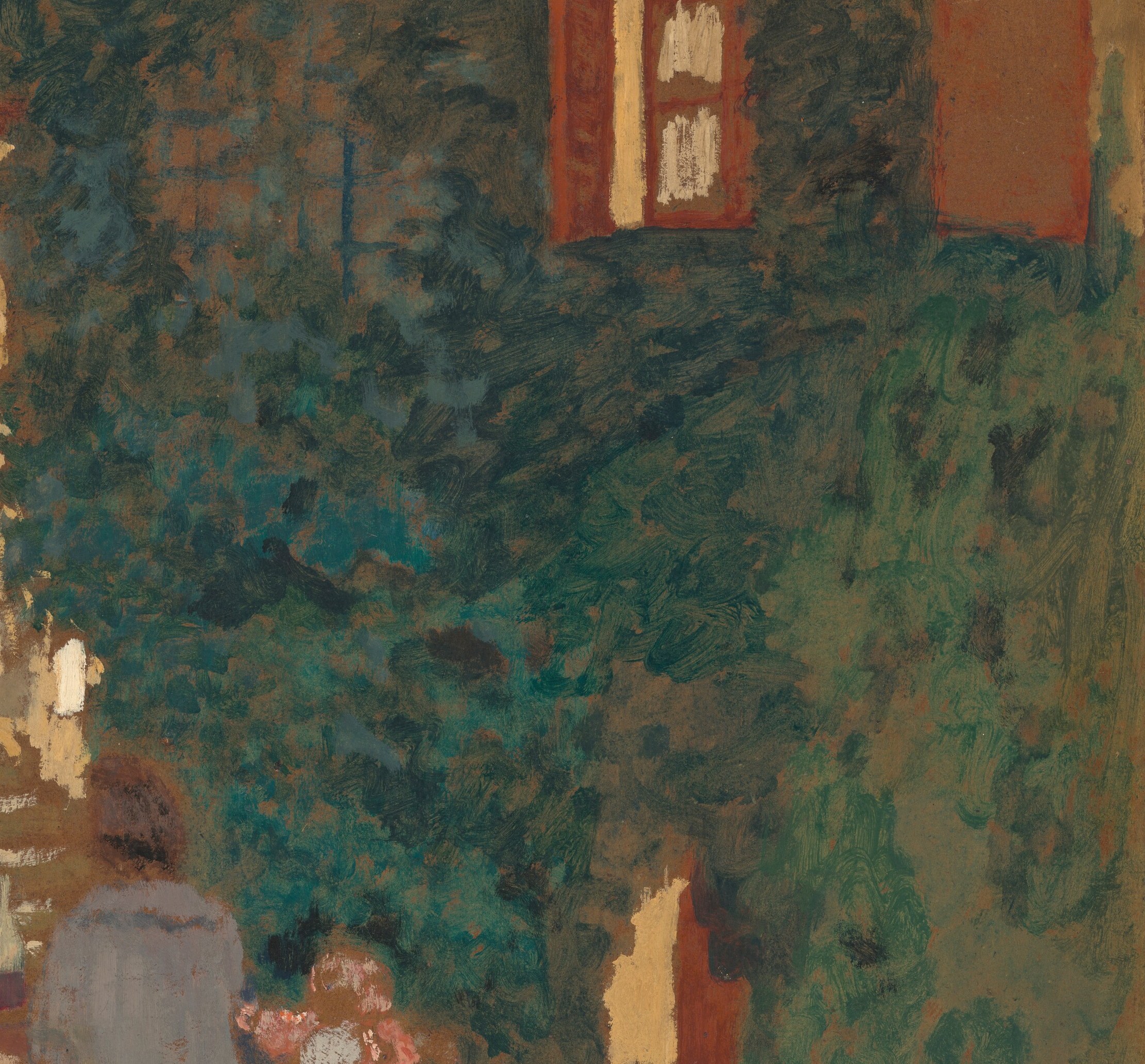 Vuillard was part of the Nabis, an avant-garde art group.