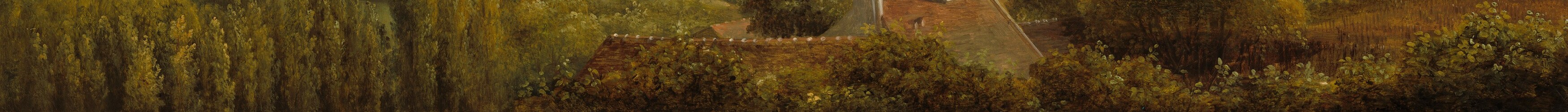 The painter walked out into this field and opened his easel.