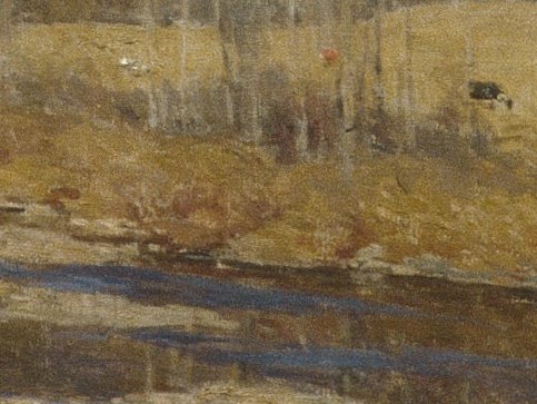 And near the river bend, a handful of dark shapes.