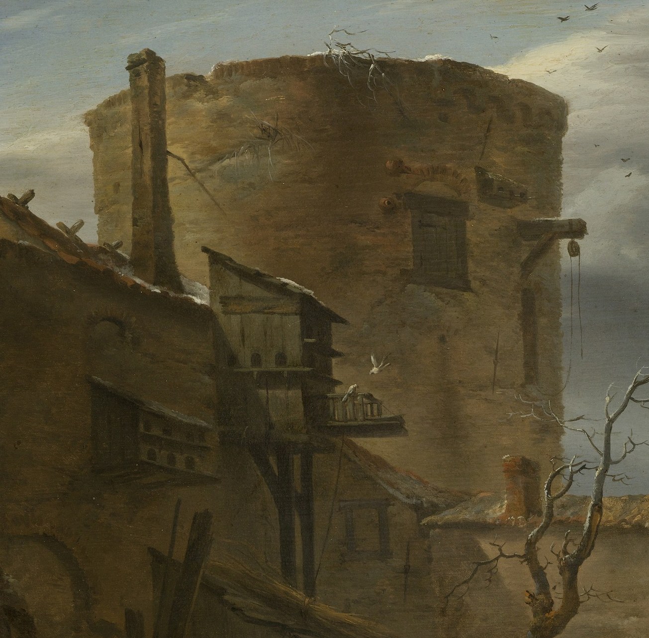 It's a testament to survival, painted in 1647 Haarlem.