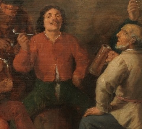 Notice the laughter and camaraderie among these men.