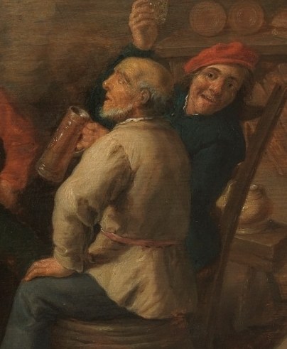 This painter was famous for lively tavern scenes like this one.