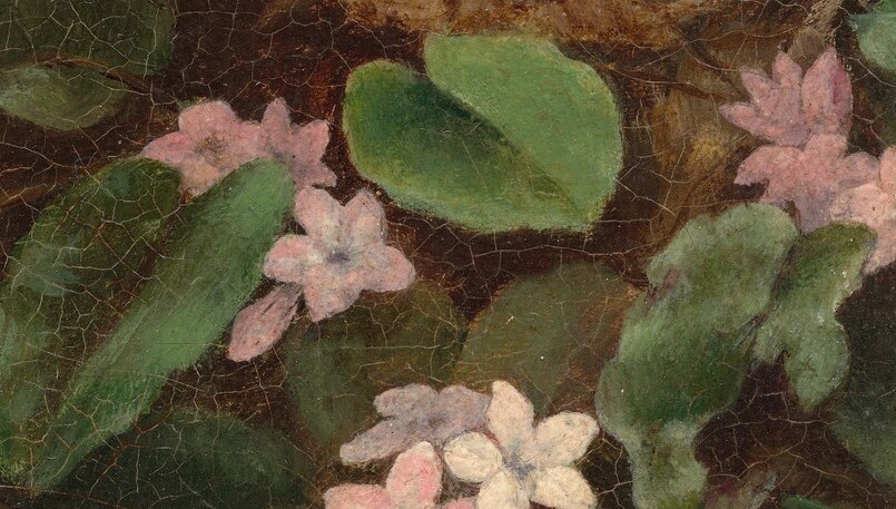 Every delicate flower is built from fine brushwork.