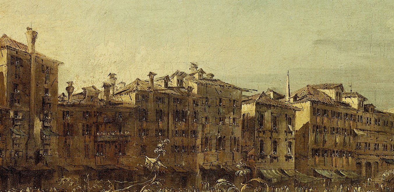 A muted palette defines Guardi's style.