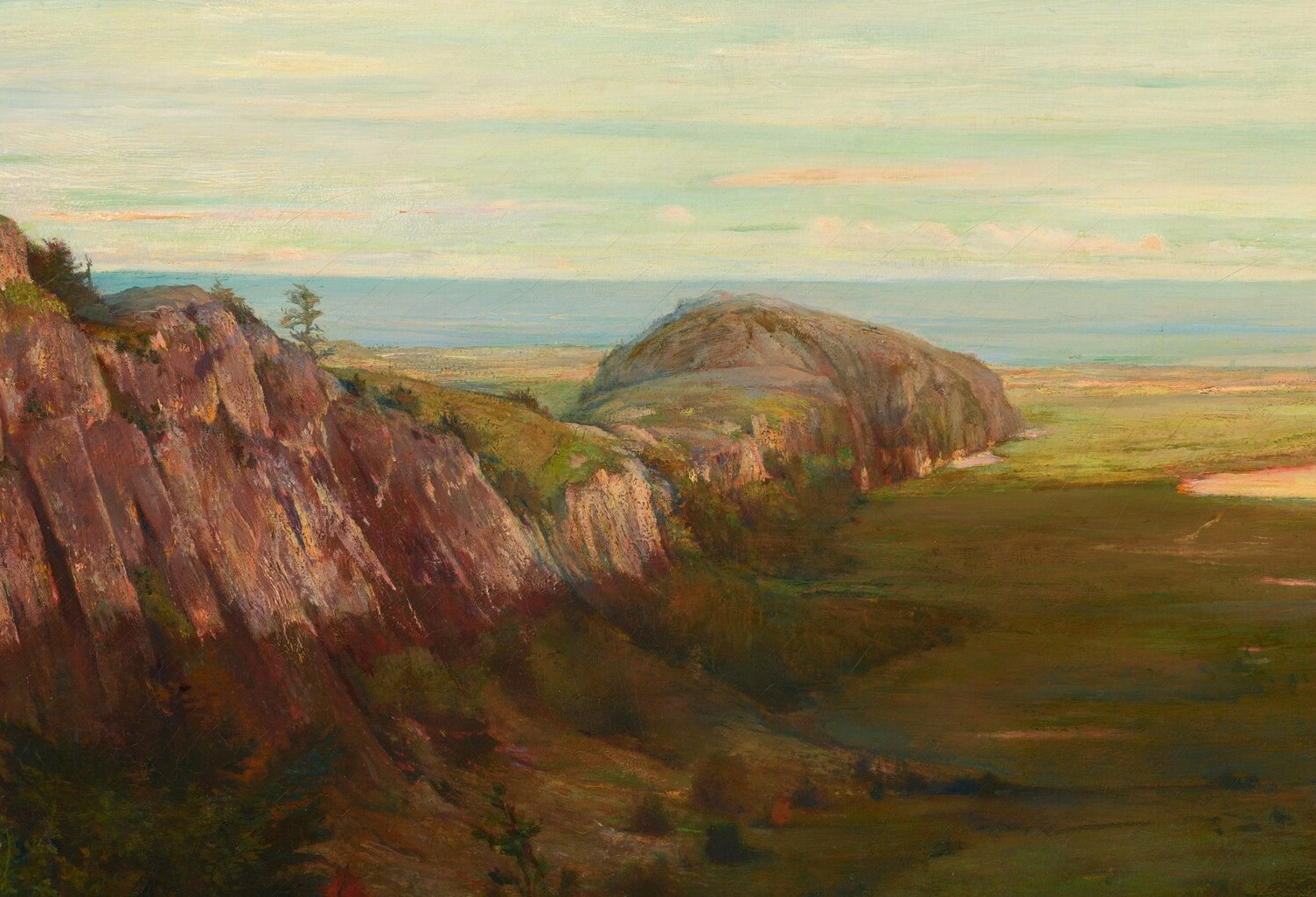 He wants you to look closely at this light-filled valley.