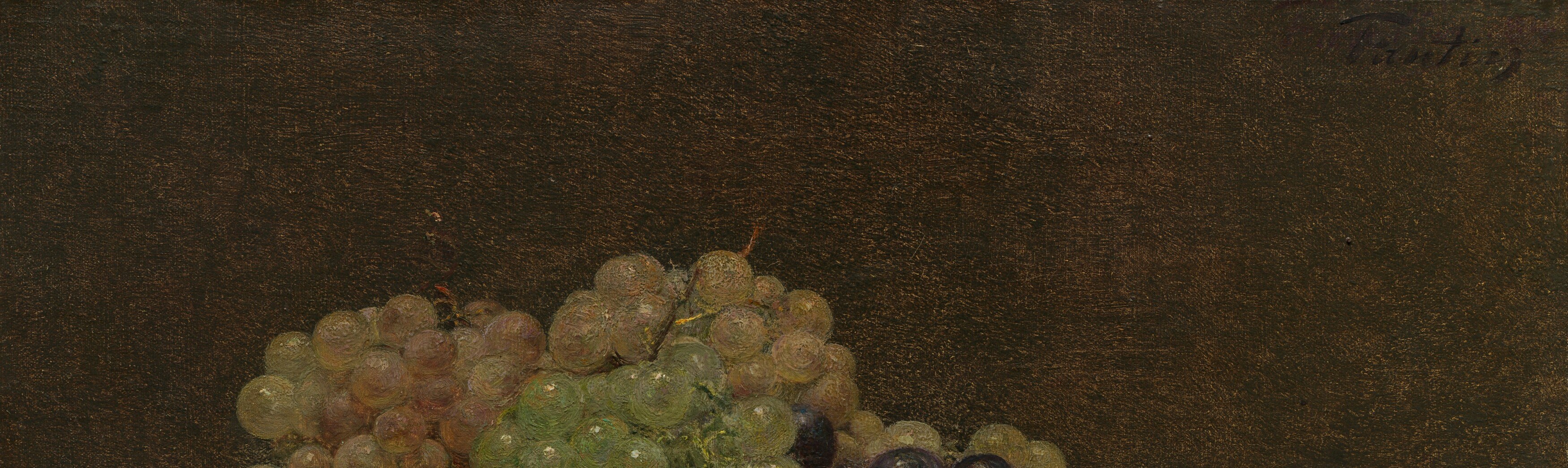 The painter was known for his flowers and portraits.