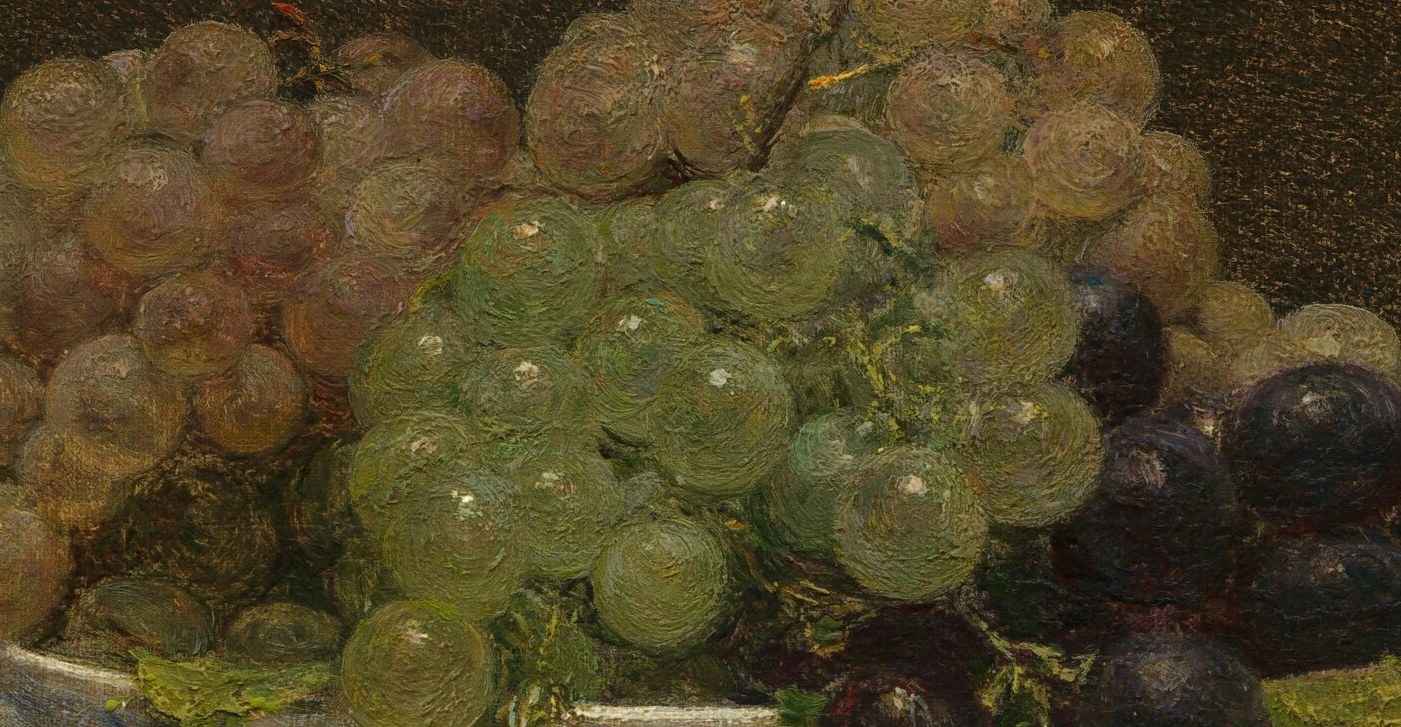 A precise eye sees the detail in every grape.