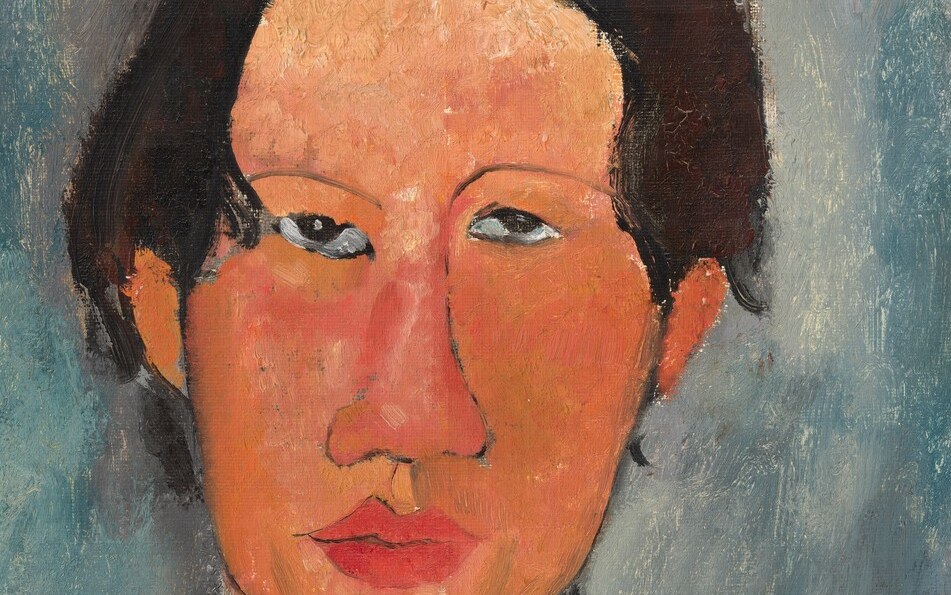 He captures Soutine's direct, almost vulnerable gaze.