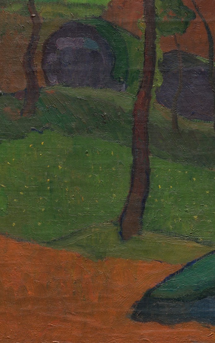 A quiet path leads through the scene.