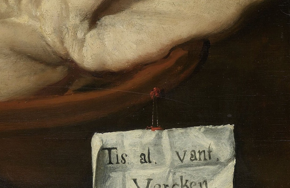 The painter signed it with three letters: JVR.