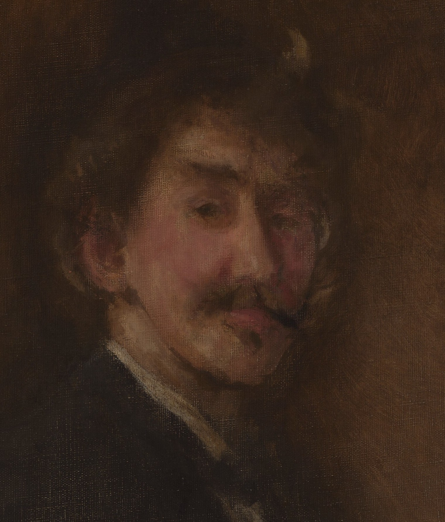 He turns his face into the light, but never fully, a strategy of incompleteness.