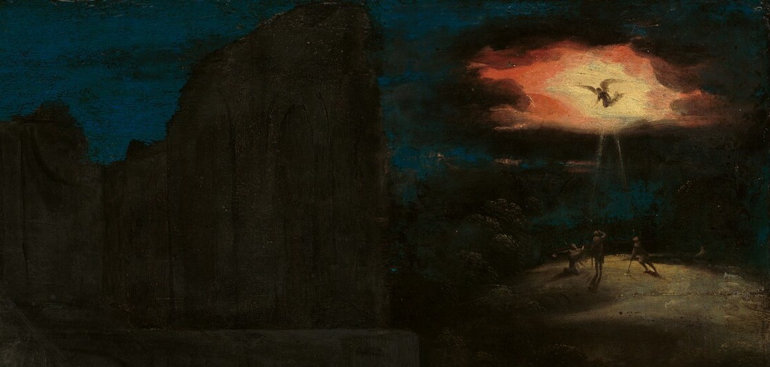 And in the far distance, a faint, warm glow.