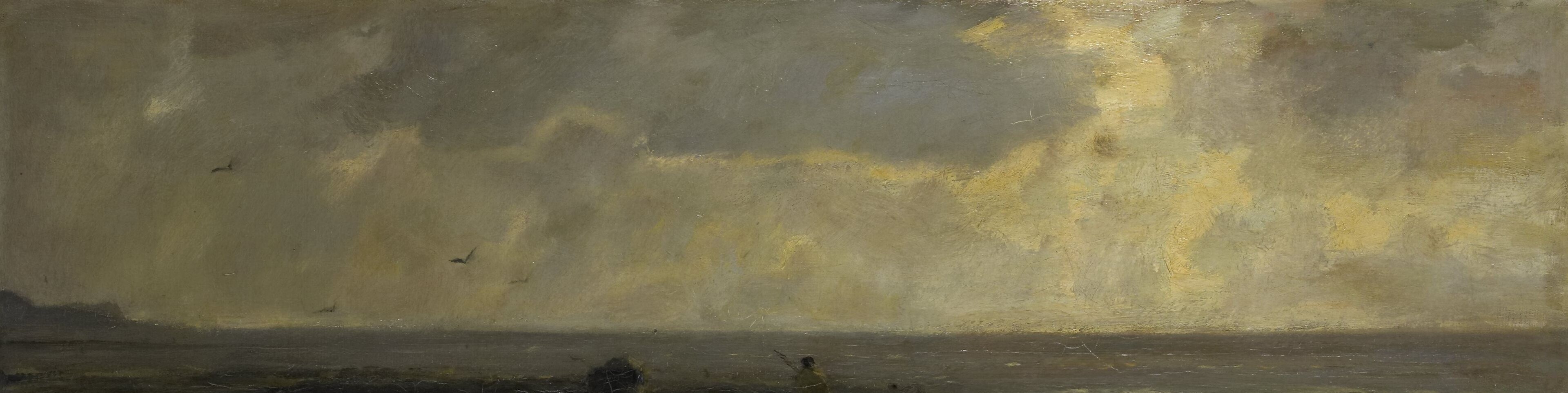 The artist was known for atmospheric, tonal landscapes.