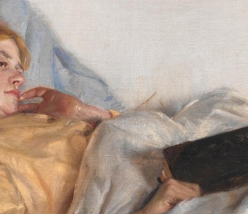 The Danish painter Michael Ancher created this work in 1892.