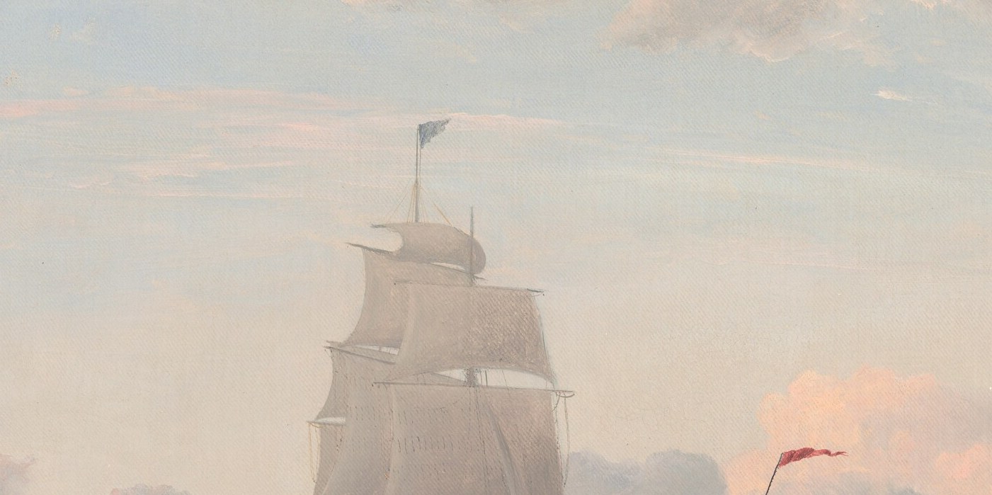 Dozens of 'ghost ships' dissolve in the haze.