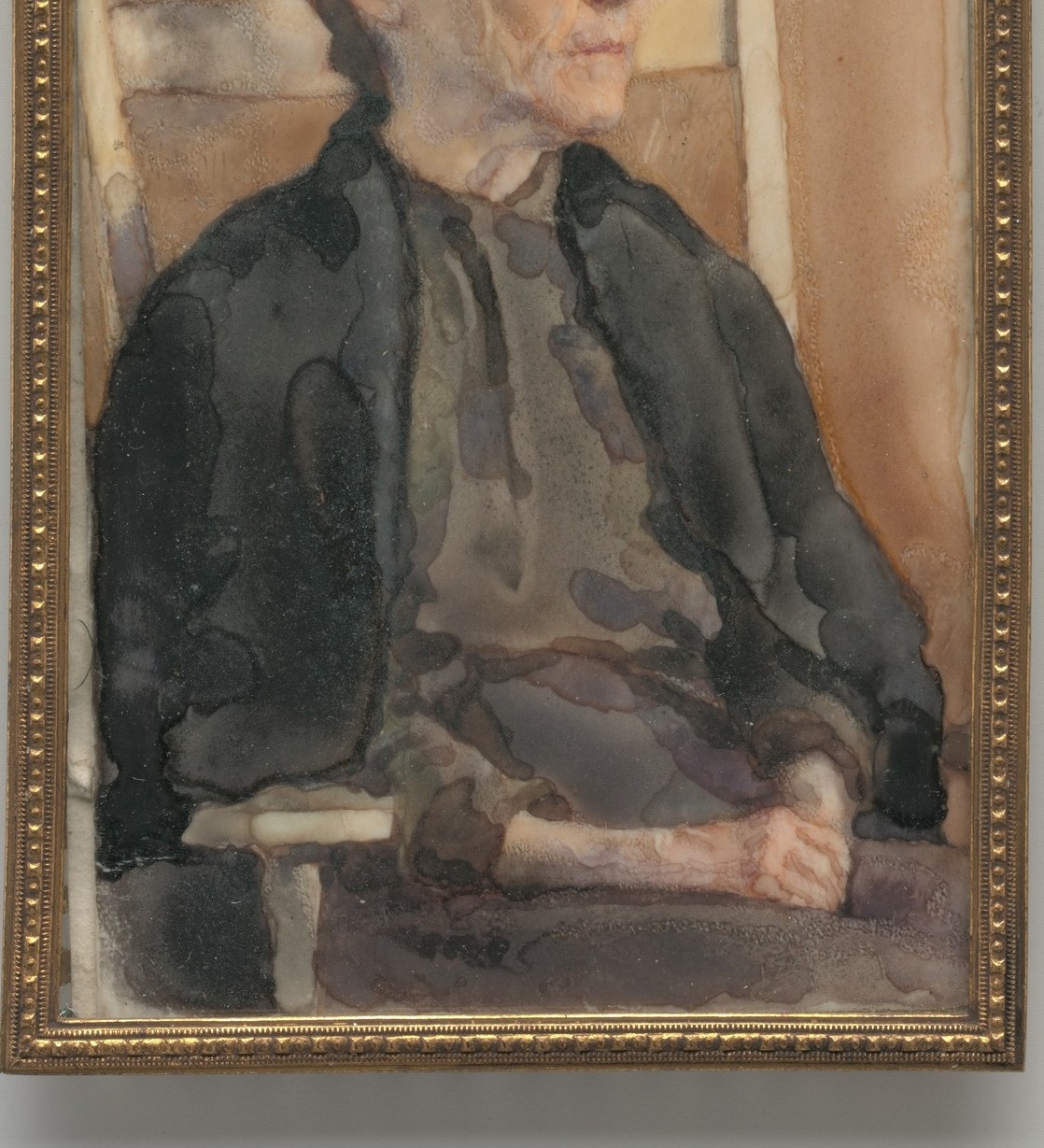 Lucy Stanton was known for painting society women in miniature. And then she painted this.