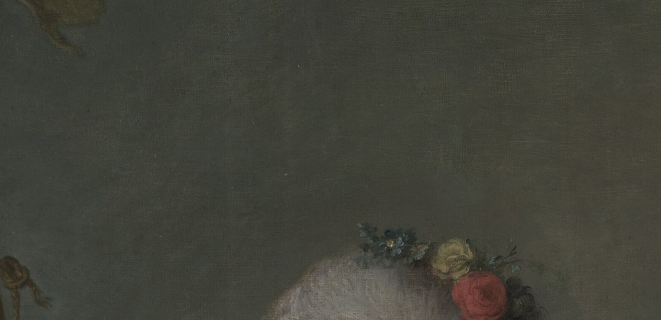 The eyes make sustained contact across 270 years; this is where the portrait lives or dies, and they hold their own.
